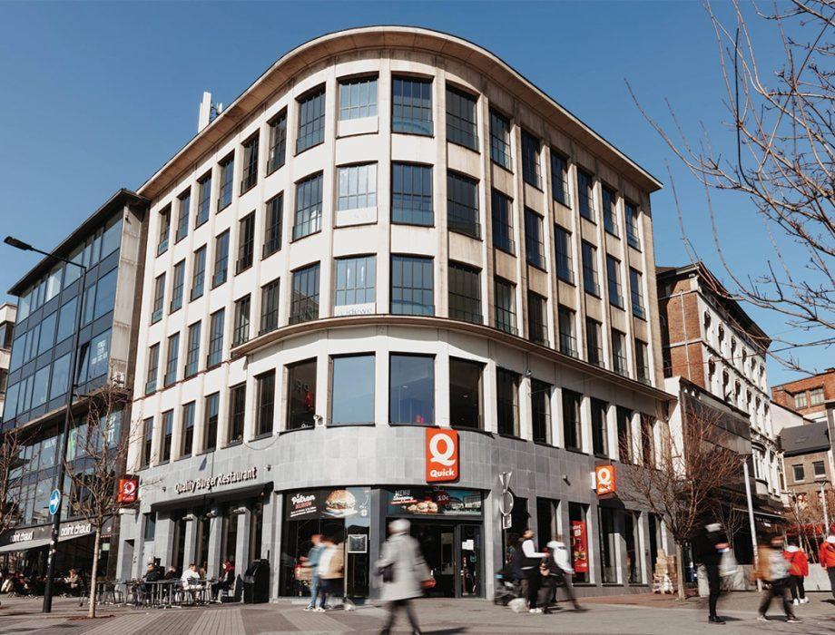 Quick, Charleroi. Actif a destination de Commerce